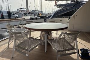 M/Y Dragonfly 1 - Natural Stone Table
