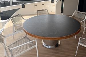M/Y Dragonfly 1 - Natural Stone Table
